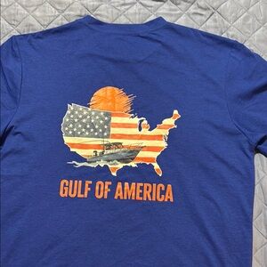 Blue Gulf of America Graphic T-Shirt